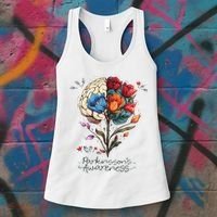 Tulip ParkinsonS Awareness Parkinson April Month Women's Tank Top thumb 3