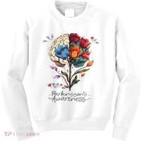 Tulip ParkinsonS Awareness Parkinson April Month Kids Sweatshirt thumb 0