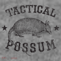 Tactical Possum Armadillo Animal Pun Texas Funny Toddler Hoodie thumb 2