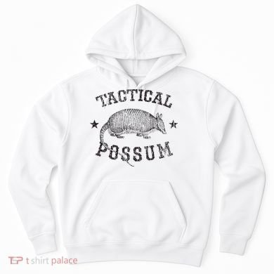 Tactical Possum Armadillo Animal Pun Texas Funny Hoodie