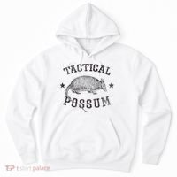 Tactical Possum Armadillo Animal Pun Texas Funny Hoodie thumb 0