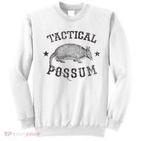 Tactical Possum Armadillo Animal Pun Texas Funny Sweatshirt thumb 0