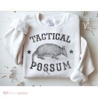 Tactical Possum Armadillo Animal Pun Texas Funny Sweatshirt thumb 2