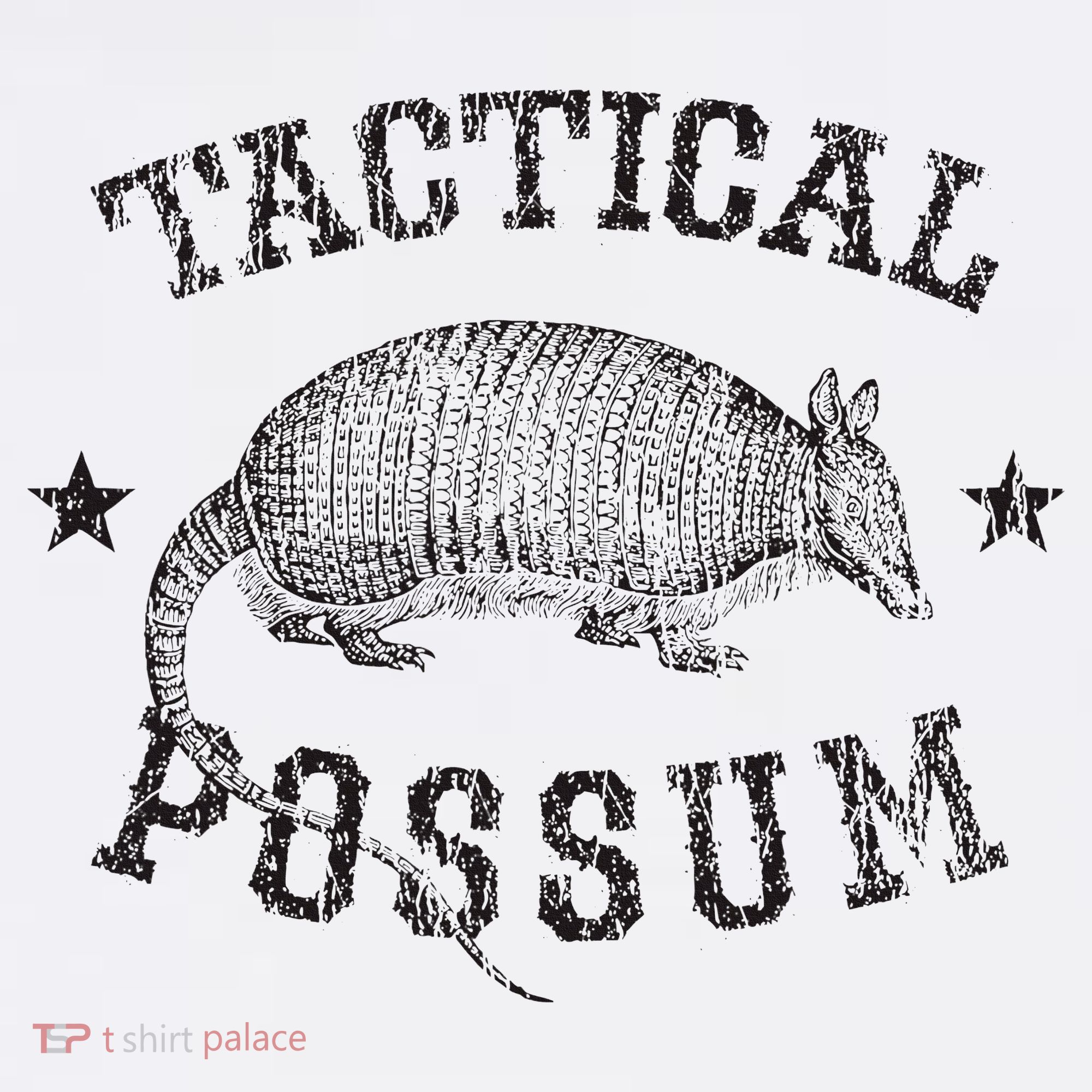 Tactical Possum Armadillo Animal Pun Texas Funny T-Shirt