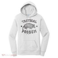 Tactical Possum Armadillo Animal Pun Texas Funny Women's Hoodie thumb 0
