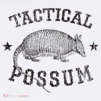 Tactical Possum Armadillo Animal Pun Texas Funny Women's Tank Top thumb 5