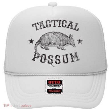 Tactical Possum Armadillo Animal Pun Texas Funny Hat