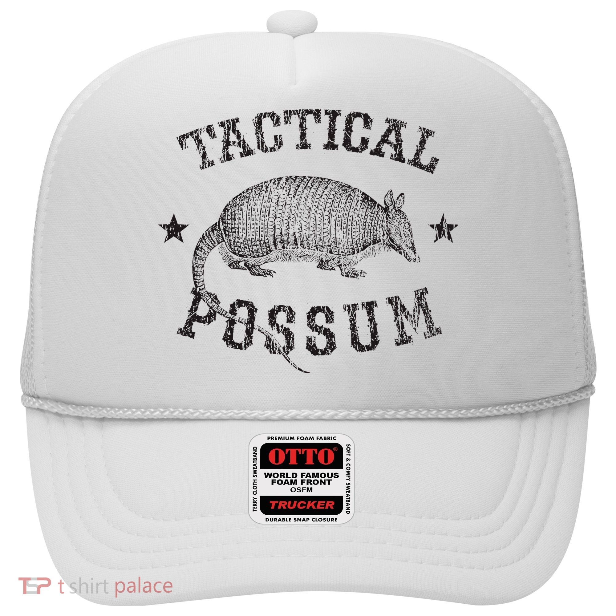 Tactical Possum Armadillo Animal Pun Texas Funny Hat