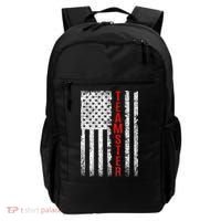 Teamster Proud American Flag Distressed Backpack thumb 0