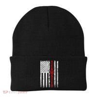 Teamster Proud American Flag Distressed Beanie thumb 0