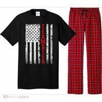 Teamster Proud American Flag Distressed Pajama Set thumb 0