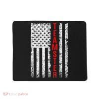 Teamster Proud American Flag Distressed Mousepad thumb 0