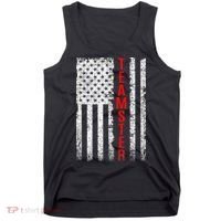 Teamster Proud American Flag Distressed Tank Top thumb 0