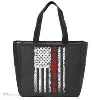 Teamster Proud American Flag Distressed Tote Bag thumb 0