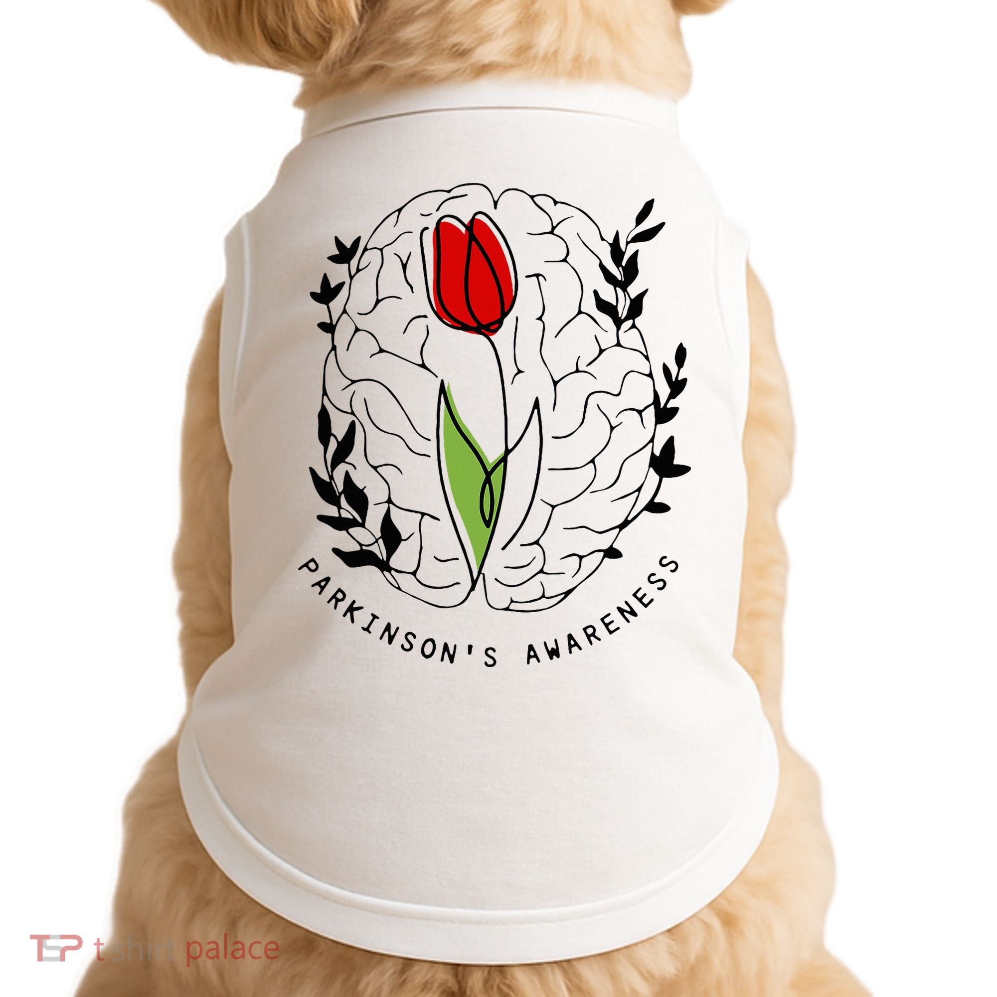Tulip ParkinsonS Awareness Doggie Tank