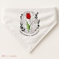 Tulip ParkinsonS Awareness USA-Made Doggie Bandana thumb 0