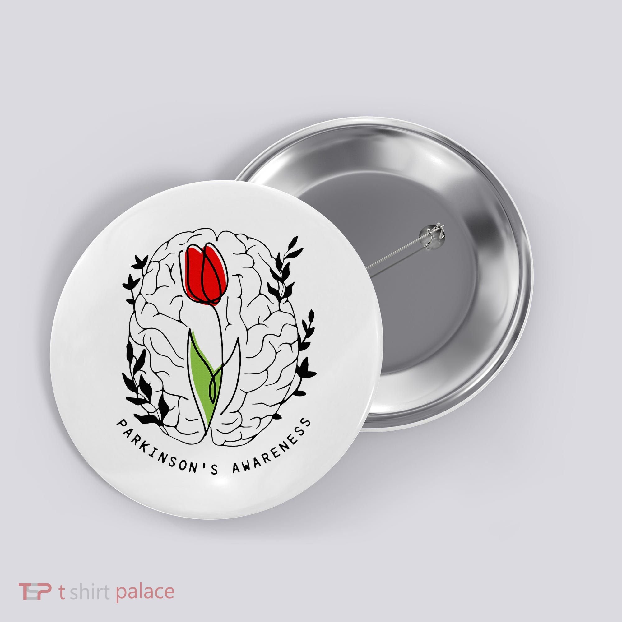 Tulip ParkinsonS Awareness Button