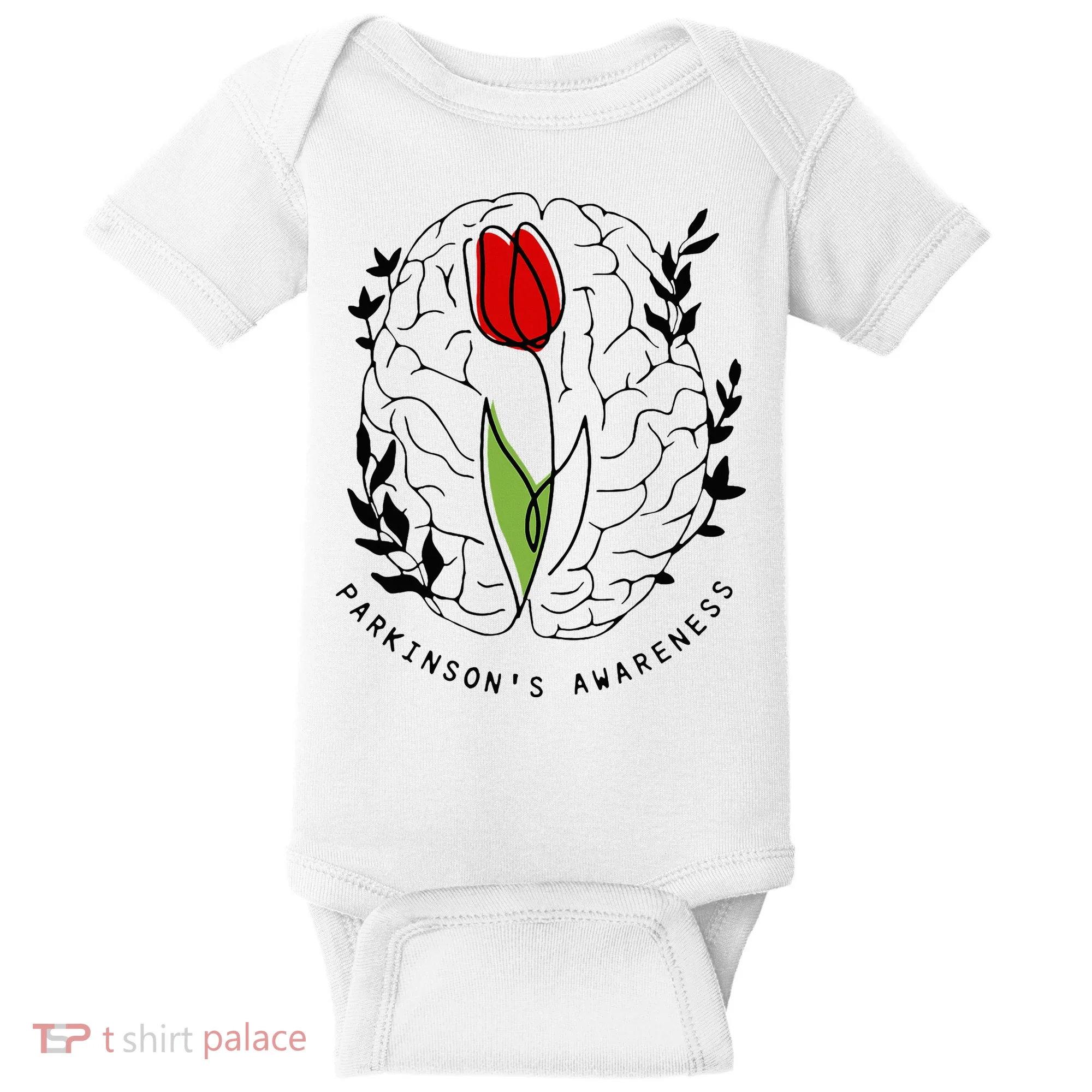 Tulip ParkinsonS Awareness Baby Bodysuit