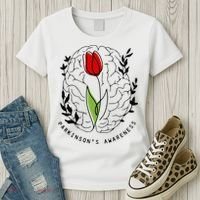 Tulip ParkinsonS Awareness Women's T-Shirt thumb 3