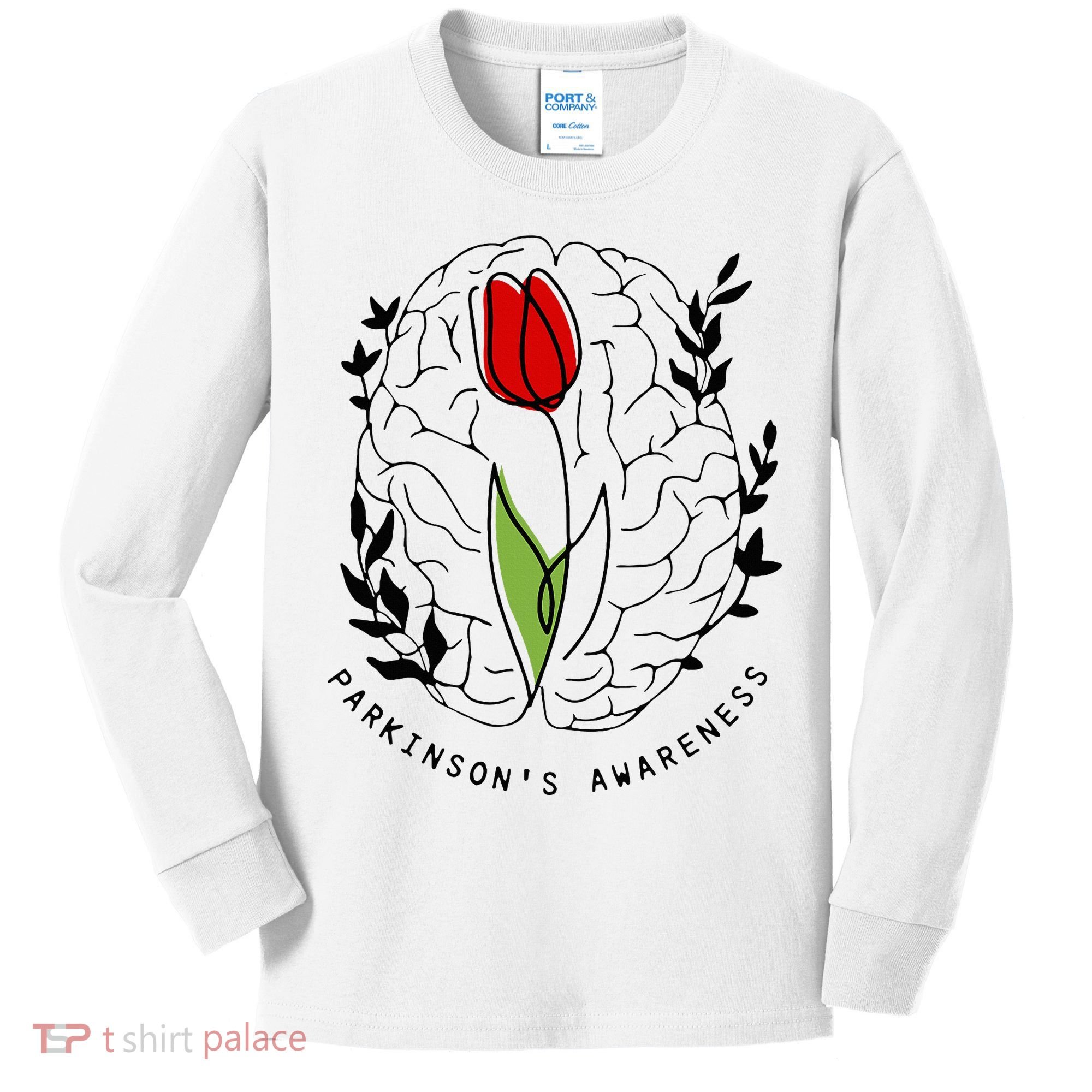Tulip ParkinsonS Awareness Kids Long Sleeve Shirt
