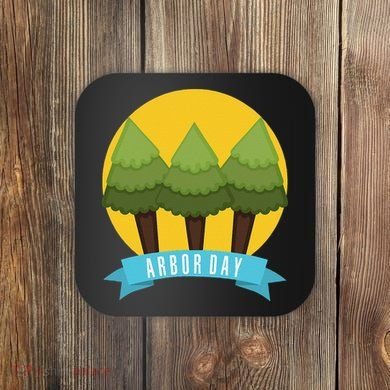 Tree Planting Arbor Day Earth Day Coaster