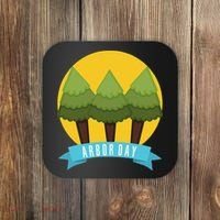 Tree Planting Arbor Day Earth Day Coaster thumb 0