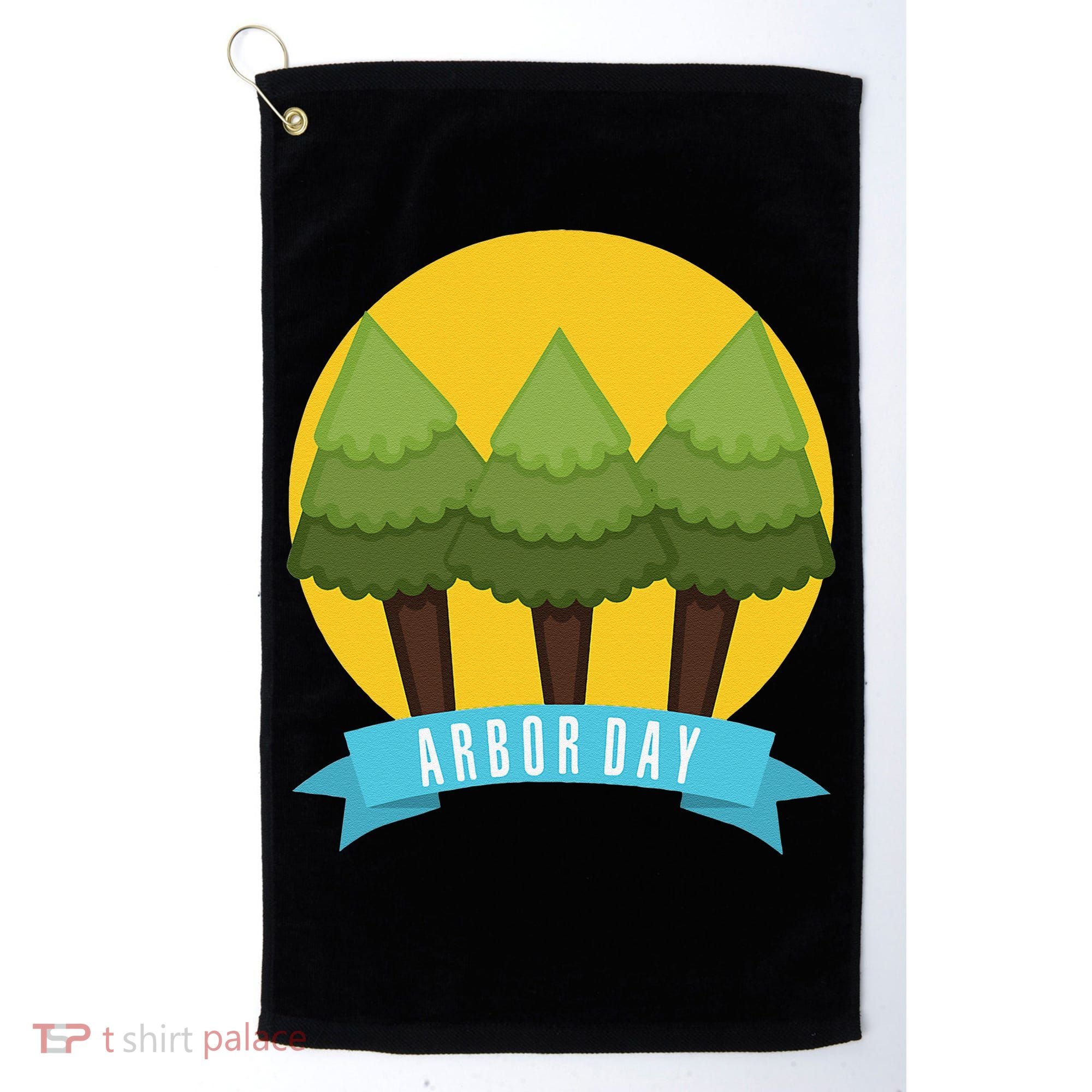 Tree Planting Arbor Day Earth Day Golf Towel