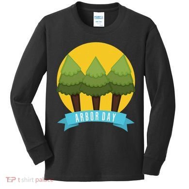 Tree Planting Arbor Day Earth Day Kids Long Sleeve Shirt