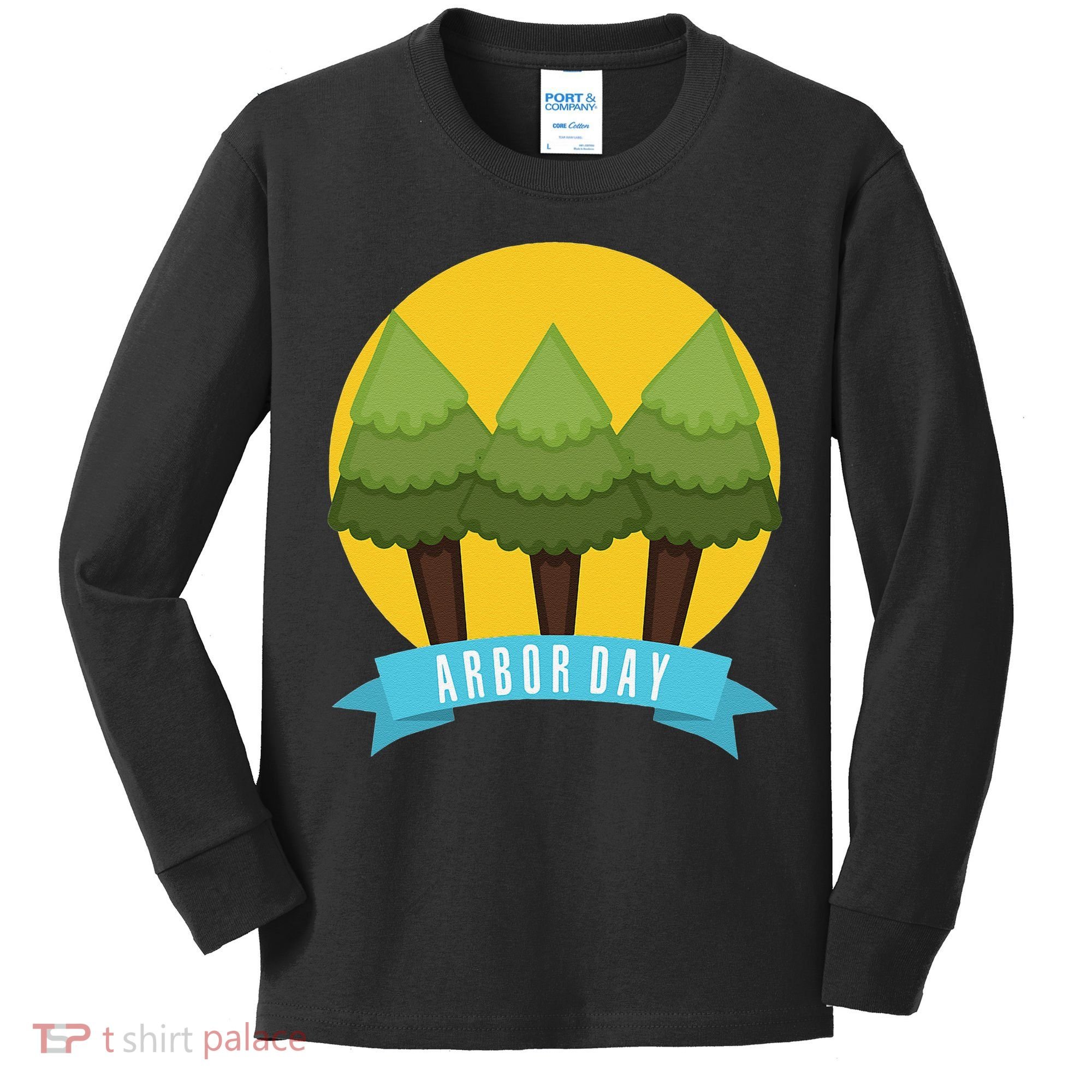 Tree Planting Arbor Day Earth Day Kids Long Sleeve Shirt