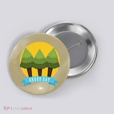 Tree Planting Arbor Day Earth Day Button