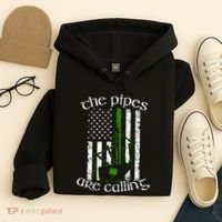 The Pipes Are Calling Bagpipe Hoodie thumb 4