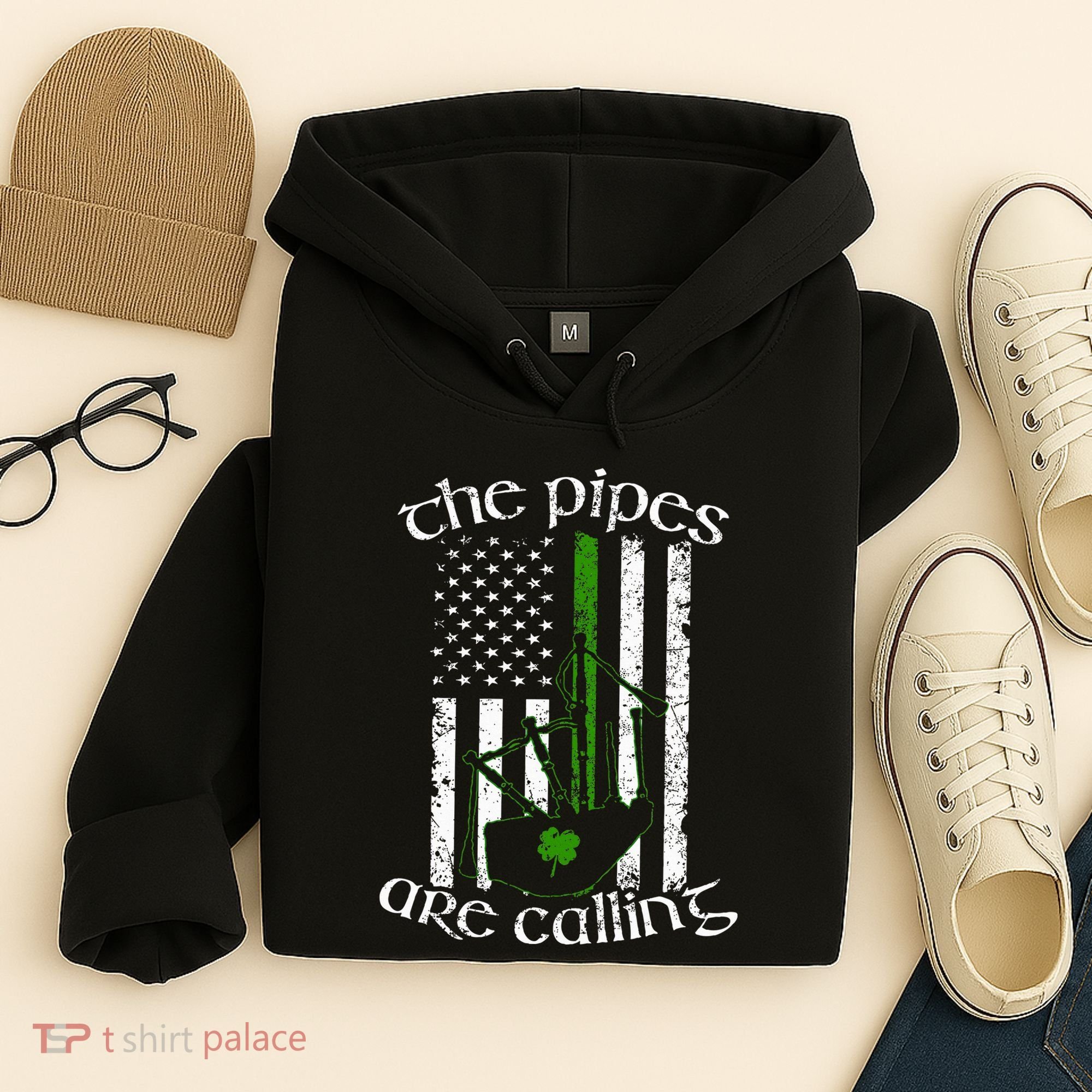 The Pipes Are Calling Bagpipe Hoodie