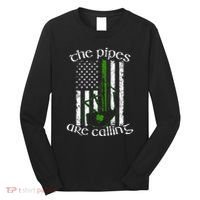 The Pipes Are Calling Bagpipe Long Sleeve Shirt thumb 0