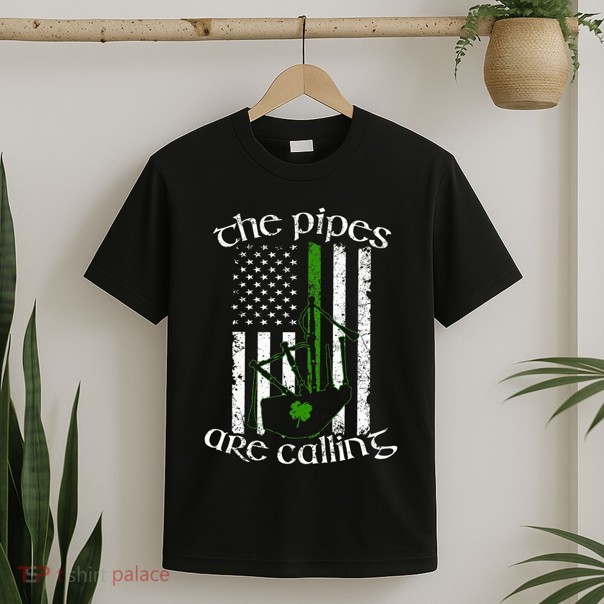The Pipes Are Calling Bagpipe T-Shirt