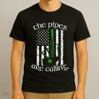 The Pipes Are Calling Bagpipe T-Shirt thumb 3