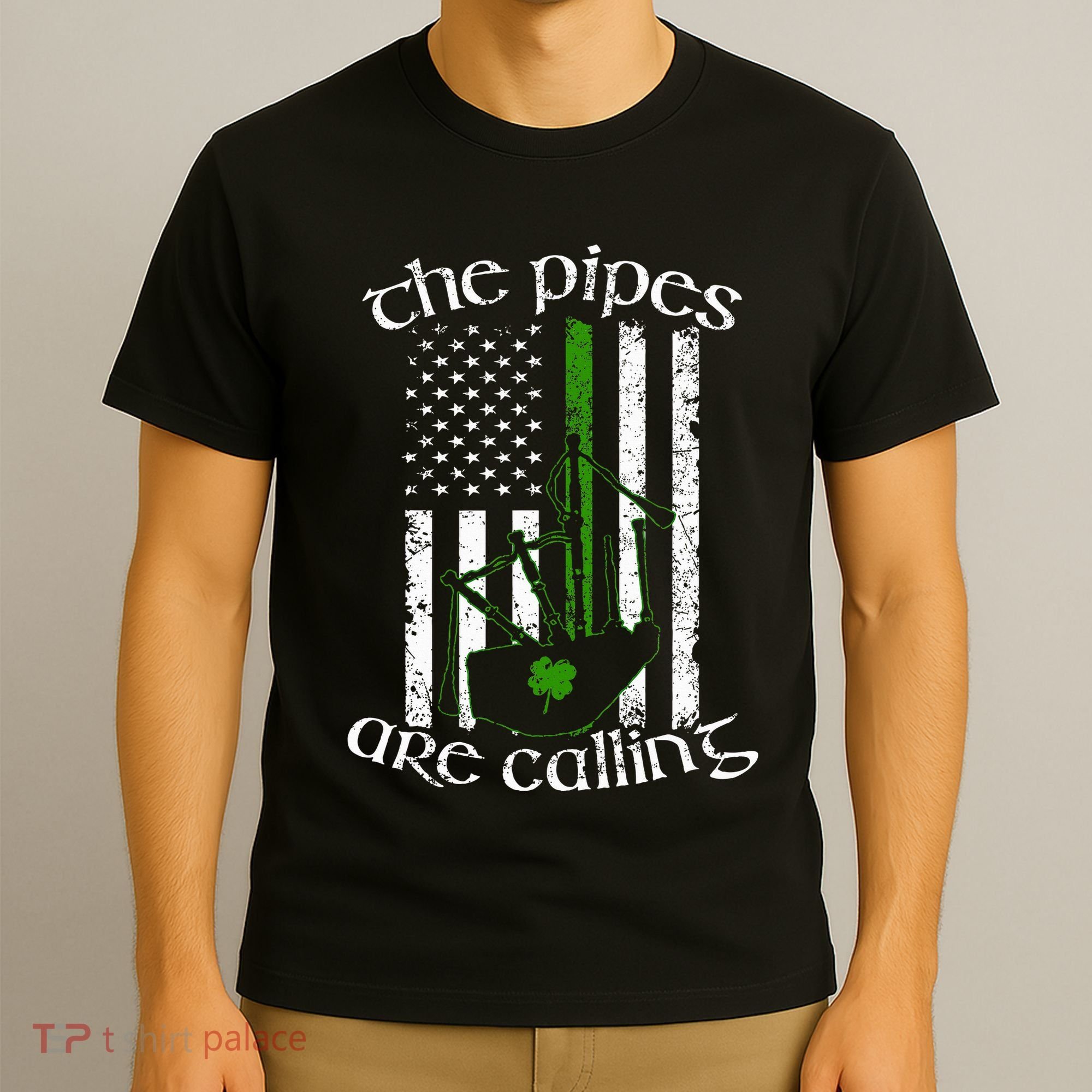 The Pipes Are Calling Bagpipe T-Shirt