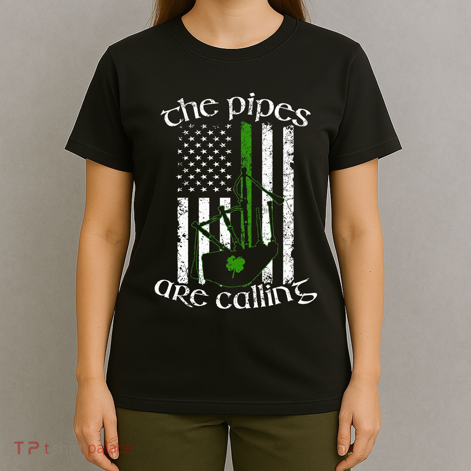 The Pipes Are Calling Bagpipe T-Shirt