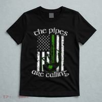 The Pipes Are Calling Bagpipe T-Shirt thumb 5