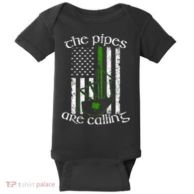 The Pipes Are Calling Bagpipe Baby Bodysuit