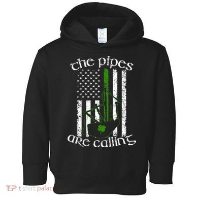 The Pipes Are Calling Bagpipe Toddler Hoodie
