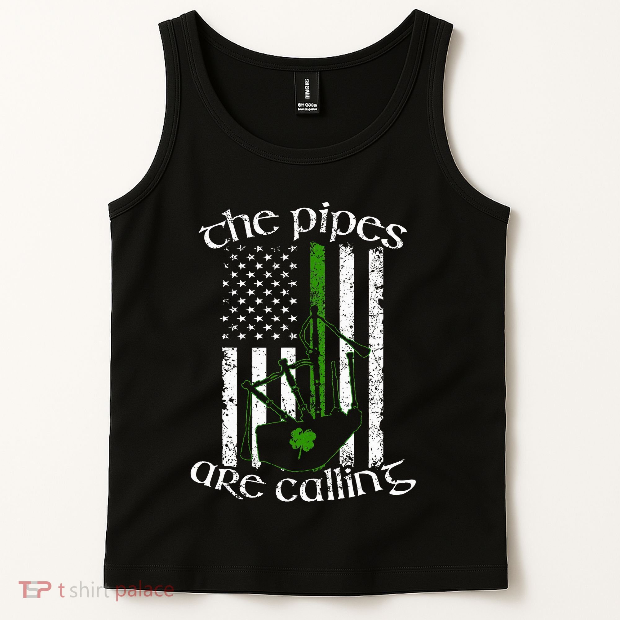 The Pipes Are Calling Bagpipe Tank Top