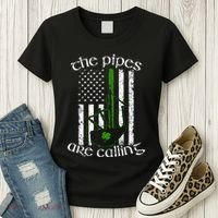 The Pipes Are Calling Bagpipe Women's T-Shirt thumb 3