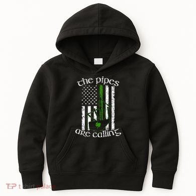 The Pipes Are Calling Bagpipe Kids Hoodie