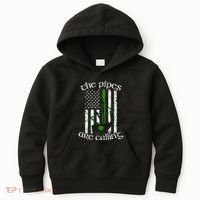 The Pipes Are Calling Bagpipe Kids Hoodie thumb 0