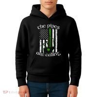 The Pipes Are Calling Bagpipe Kids Hoodie thumb 4