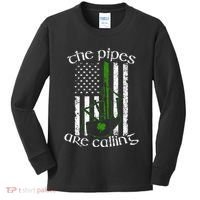 The Pipes Are Calling Bagpipe Kids Long Sleeve Shirt thumb 0
