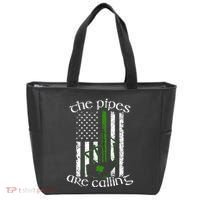 The Pipes Are Calling Bagpipe Tote Bag thumb 0