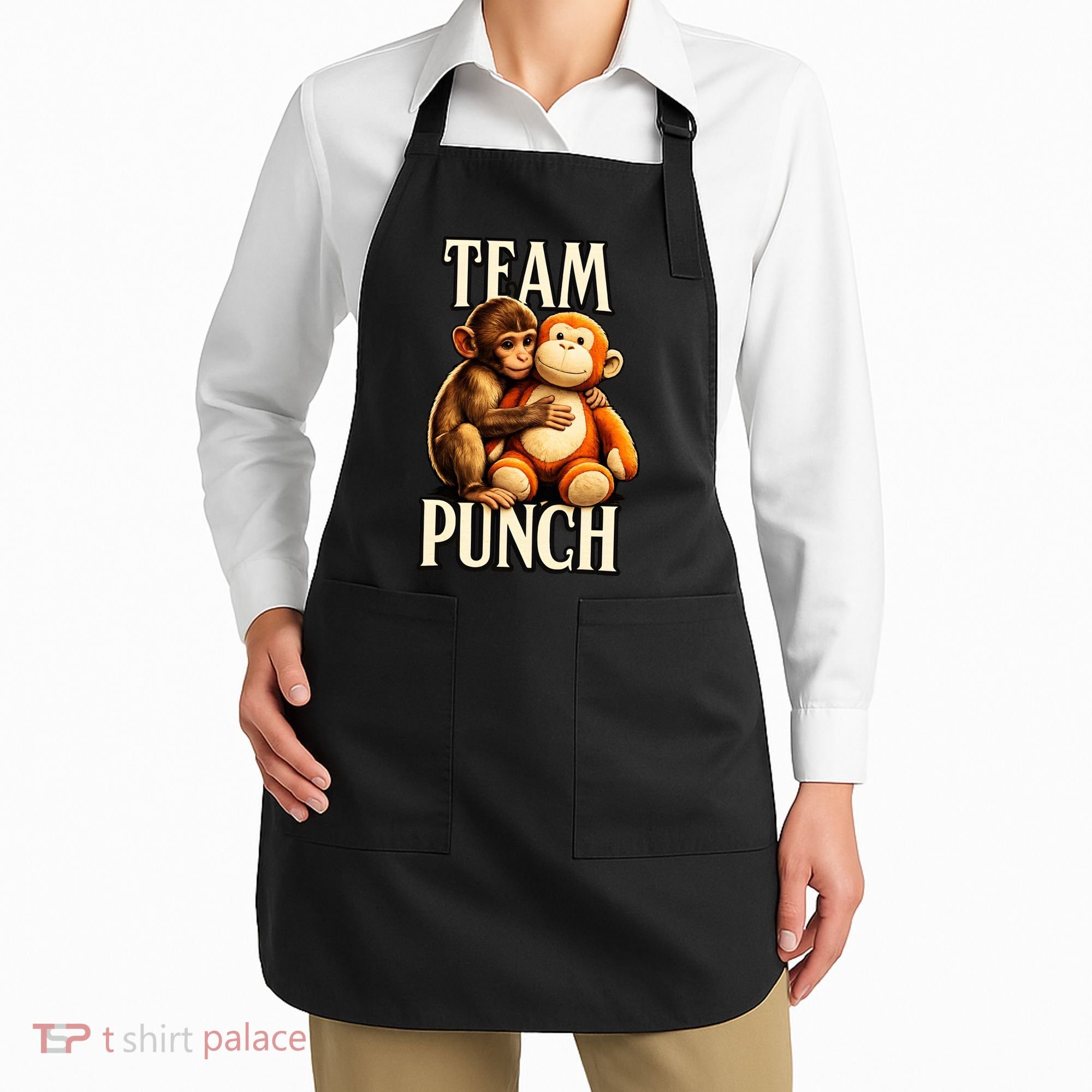 Team Punch Baby Monkey Punch Apron