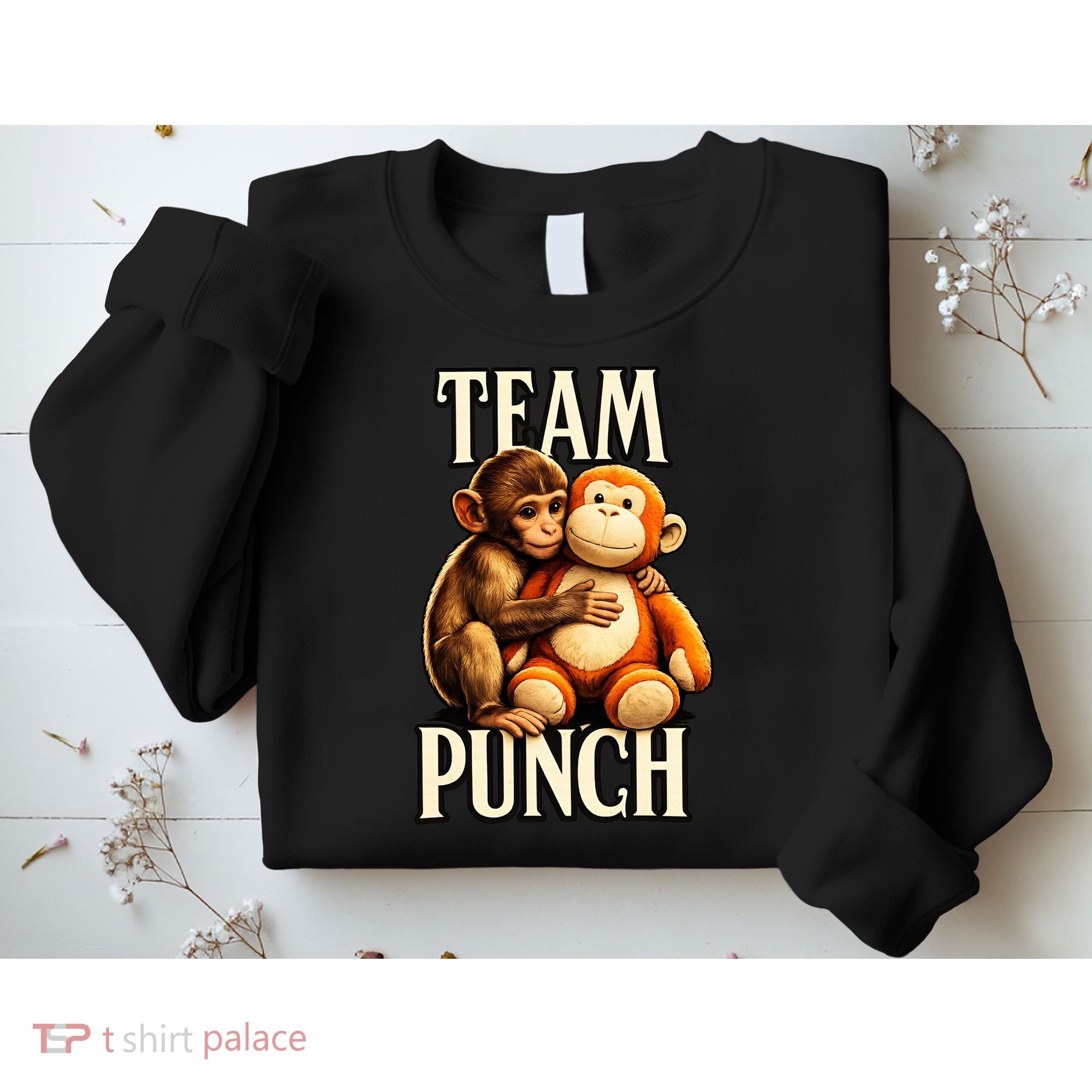 Team Punch Baby Monkey Punch Sweatshirt