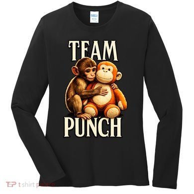 Team Punch Baby Monkey Punch Women's Long Sleeve Shirt